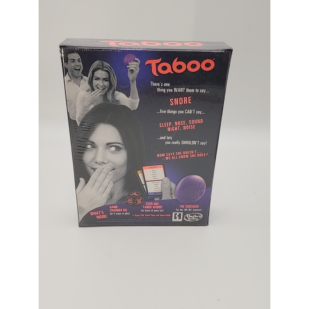TABOO - The game of unspeakable fun! Hasbro Gaming 2013 -New Sealed Board Game - Picture 10 of 10